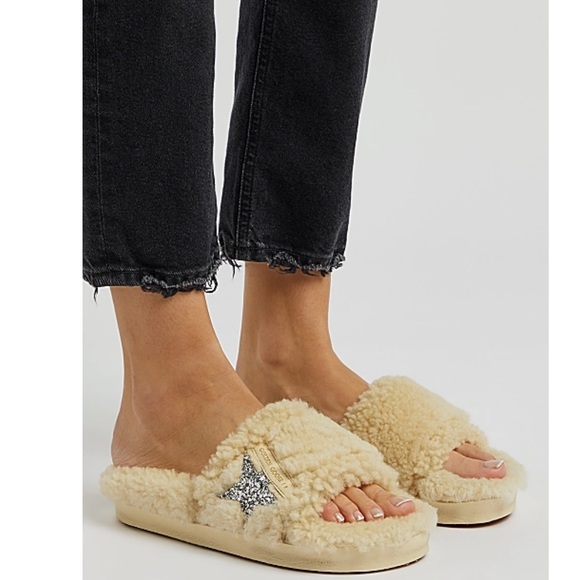 Golden Goose Shoes - GOLDEN GOOSE Shearling Slides - NEW